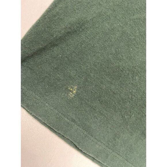 VINTAGE Bacardi Limon Graphic T-shirt Men Large Green Short Sleeve 90s - Picture 5 of 8